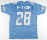 Adrian Peterson Signed Detroit Lion Jersey (Beckett COA) NFL MVP 2012 Vikings RB