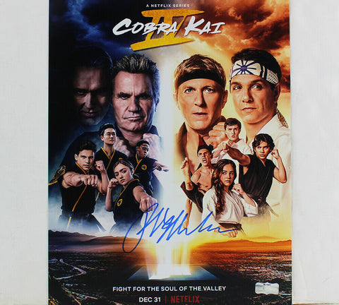 Ralph Macchio Signed Cobra Kai Unframed 11x14 Season 4 Poster