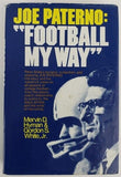 Joe Paterno Penn State Head Coach Signed Hardcover Book -Football My Way JSA COA