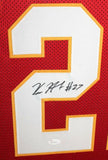 Kareem Hunt Signed Kansas City Chiefs 35x43 Custom Framed Jersey (JSA) Rookie RB