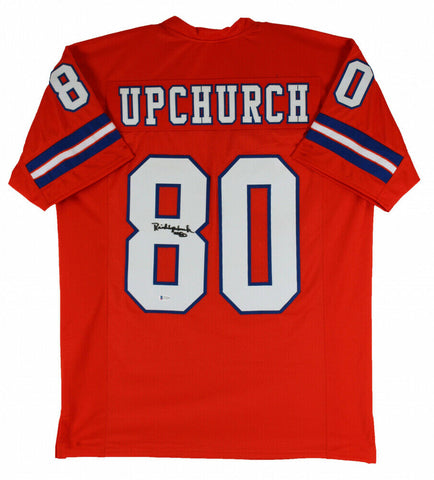 Rick Upchurch Signed Denver Broncos Jersey (Beckett COA) Denver All Pro Receiver