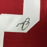 FRAMED Autographed/Signed MINKAH FITZPATRICK 33x42 Alabama Red Jersey JSA COA