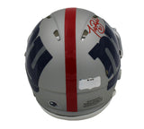 Tiki Barber Signed New York Giants Speed AMP NFL Mini Helmet