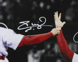 Brad Lidge Carlos Ruiz Signed Framed 16x20 Phillies WS Spotlight Photo JSA Holo