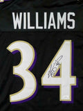 Ricky Williams Autographed Black Pro Style Jersey - JSA W Auth *4