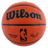 Lakers Magic Johnson Authentic Signed Wilson Basketball w/ Silver Sig BAS Wit