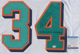 Ricky Williams Signed Miami Dolphins Jersey Inscribed Smoke Weed Everyday (PSA)