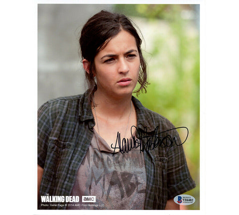 Alanna Masterson Signed The Walking Dead Unframed 8x10 Photo - Close up