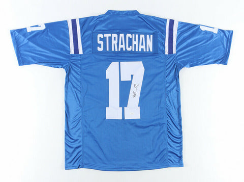Michael Strachan Signed Indianapolis Colts Jersey (JSA COA) 2021 Draft Pick WR