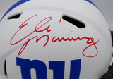 Eli Manning Auto Giants Lunar Eclipse Full Size Helmet (Mark) Fanatics B432956