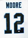 DJ Moore Autographed White Pro Style Jersey - JSA W Auth *2