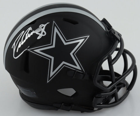 Drew Pearson Dallas Cowboy Signed Mini Helmet (JSA COA) Super Bowl XII Champion