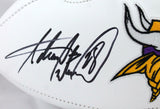 Adrian Peterson Autographed Minnesota Vikings Logo Football w/MVP-Beckett W Holo
