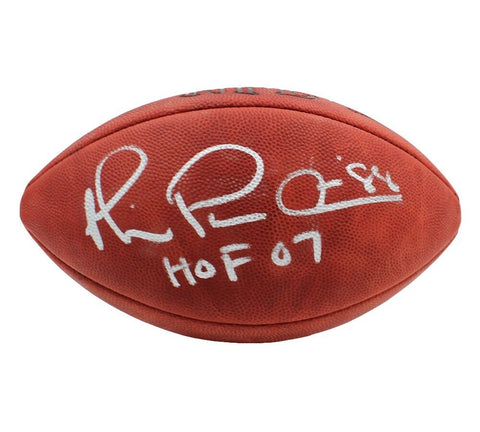 Michael Irvin Signed Dallas Cowboys Wilson Authentic NFL Football with "HOF 07"
