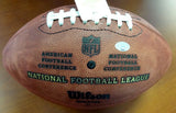 RICHARD SHERMAN AUTOGRAPHED NFL LEATHER FOOTBALL SEAHAWKS THE TIP RS 78973