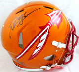 Deion Sanders Signed FSU Seminoles F/S Flash Speed Authentic Helmet-BeckettWHolo