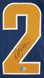 Marshall Faulk Signed St. Louis Rams Jersey (Beckett Holo) NFL M.V.P. (2000) R.B