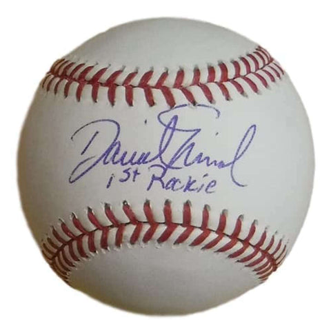 David Neid Autographed Colorado Rockies OML Baseball 1st Rockie insc 16262