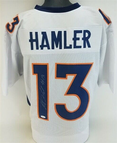 K.J. Hamler Signed Denver Broncos Jersey / Ex Penn State Wide Receiver (JSA COA)