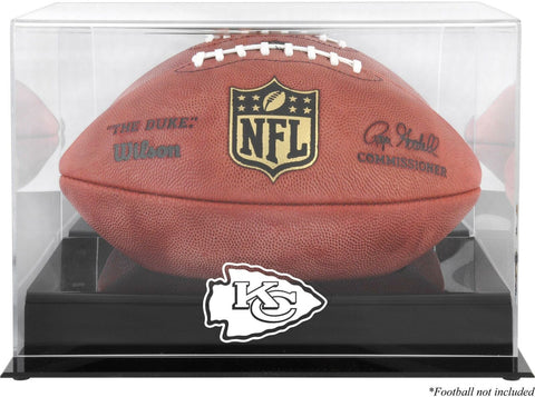 Kansas City Chiefs Black Base Football Display Case - Fanatics