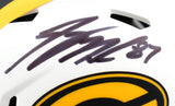 Jordy Nelson Signed Green Bay Packers Lunar Speed Mini Helmet-Beckett W Hologram