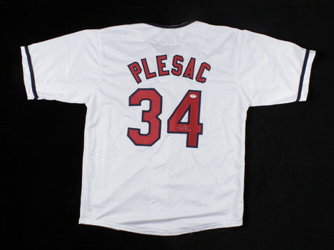 Zach Plesac Signed Cleveland Indians Jersey (PSA Hologram) Starting Pitcher