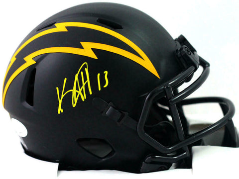 Keenan Allen Signed Los Angeles Chargers Eclipse Mini Helmet- JSA W Auth *Yellow