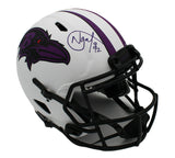 Haloti Ngata Signed Baltimore Ravens Speed Authentic Lunar NFL Helmet
