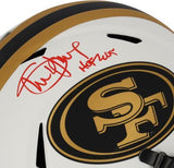 Steve Young 49ers Signed Lunar Eclipse Alt Rep Helmet with "HOF 2005" Insc
