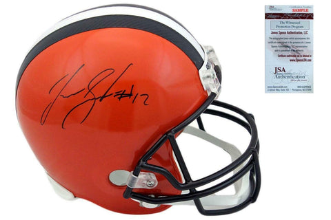 Josh Gordon Autographed SIGNED Browns Full Size Rep Helmet - JSA Witnessed