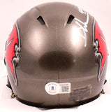 Devin White Autographed Buccaneers Speed Mini Helmet-Beckett W Hologram *White