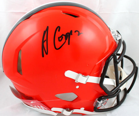 Amari Cooper Signed Cleveland Browns F/S Speed Authentic Helmet-Beckett W Holo
