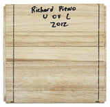 Louisville Richard Pitino Authentic Signed 6x6 Floorboard BAS #BG79105