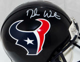 Deshaun Watson Autographed Houston Texans Mini Helmet- Beckett Auth *White