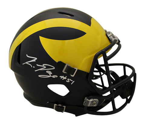 Kwity Paye Autographed Michigan Wolverines F/S Speed Helmet Beckett 34936