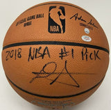 DEANDRE AYTON Autographed 2018 NBA #1 Pick Authentic Basketball GDL LE 1/22