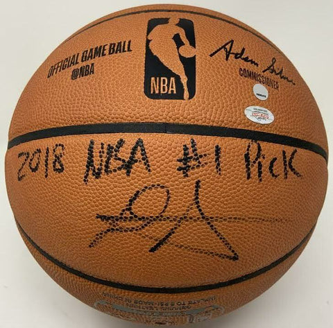DEANDRE AYTON Autographed 2018 NBA #1 Pick Authentic Basketball GDL LE 1/22