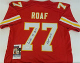 Willie Roaf Signed Kansas City Chiefs Jersey Inscribed "HOF 2012" (JSA COA) O.T.