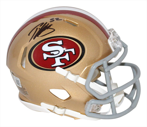 Patrick Willis Autographed San Francisco 49ers Speed Mini Helmet BAS 34105