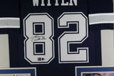 JASON WITTEN (Cowboys blue TOWER) Signed Autographed Framed Jersey Beckett