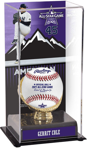 Gerrit Cole Yankees 2021 All-Star Game Gold Glove Display Case w/Image