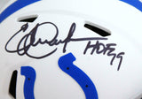 Eric Dickerson Autographed Colts Lunar Speed Mini Helmet W/ HOF-BeckettWHologram