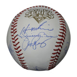 2009 New York Yankees Team Signed World Series Baseball 9 Sigs Steiner 33945