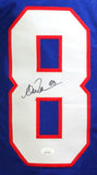 Andre Reed Autographed Blue Pro Style Jersey - JSA Witnessed *Black