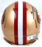 Azeez Al-Shaair Autographed San Francisco 49ers Speed Mini Helmet-Beckett W Holo