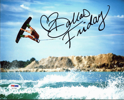 Dallas Friday Sexy Professional Wakeboarder Signed 8x10 Photo PSA/DNA #AC17195
