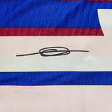 Framed Autographed/Signed Ansu Fati 33x42 FC Barcelona Blue Jersey BAS COA