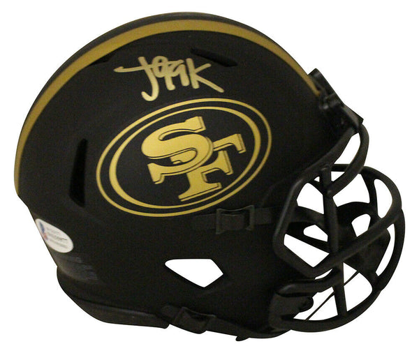 Javon Kinlaw Autographed San Francisco 49ers Eclipse Mini Helmet BAS 29924