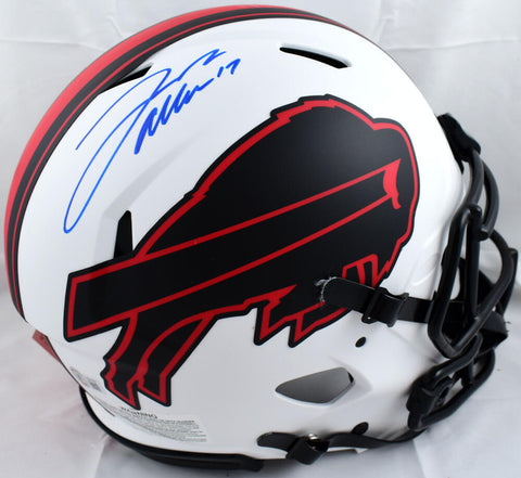 Josh Allen Autographed Bills F/S Lunar Speed Authentic Helmet-Beckett W Hologram