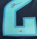 VINCE DUNN Autographed Kraken Authentic Navy Inaugural Patch Jersey FANATICS